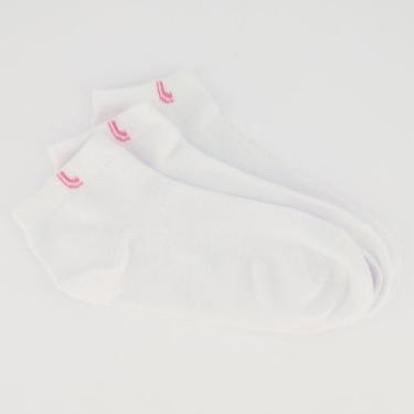 Imagem de Kit Meia Lupo Socks Cano Curto 3 Pares Feminina, 33-36