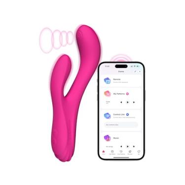 Imagem de LOVENSE Osci 3 Rabbit Sex Toy Vibrador com Controle APP, Vibrador de Ponto G e Massageador de Oscilação com Motor Duplo para Estimulador de Clitóris, Brinquedos Adultos para Mulheres Casal com Vibrador de Controle Remoto Sem Fio