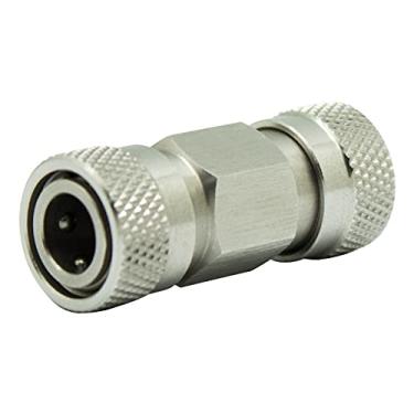 Imagem de Manloney LLC Universal Foster Adaptador de enchimento de acoplamento de desconexão rápida PCP Paintball HPA Acessórios para ferramentas pneumáticas (fêmea de 8 mm para fêmea de 8 mm), 8 mm macho para