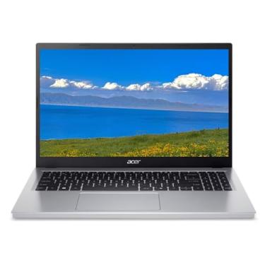 Imagem de acer Notebook Aspire Go 15 fino, tela IPS 1080P Full HD de 15,6 polegadas, Intel i3-N305, 8 núcleos, 8 GB LPDDR5, 128GB UFS, Wi-Fi 6, AI PC, Windows 11 Home no modo S, prata, mouse pad TWE e mouse