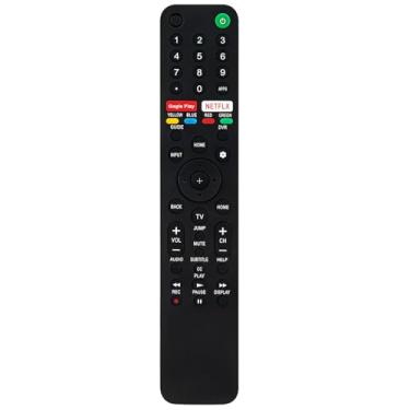 Imagem de RMF-TX600U Controle remoto de substituição infravermelho aplicável para Sony TV XBR-A9G XBR-850G XBR-77A9G XBR-98Z9G XBR-55X950G XBR-65X950G XBR-65A9G XBR-85Z9G XBR-75X950G XBR-85X85XBR-85X950G, GG