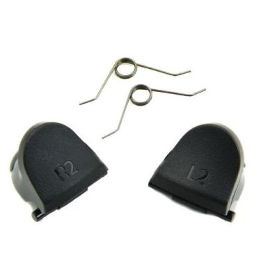 Imagem de RocketBus Botão de gatilho L2 R2 e 2 molas peça de substituição para controle PS Four 4 PS4