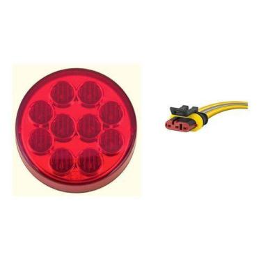 Imagem de KIT Lanterna Traseira Ônibus Caminhão Carreta Bugue Posição Freio 10 L