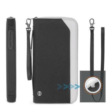 Imagem de Porta-Passaporte de Viagem P TRAVEL com RFID, AirTag e Porta-Cartões