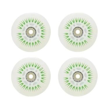 Imagem de Rodas de patins em linha flash 4 unidades 90A rodas de patinação com i