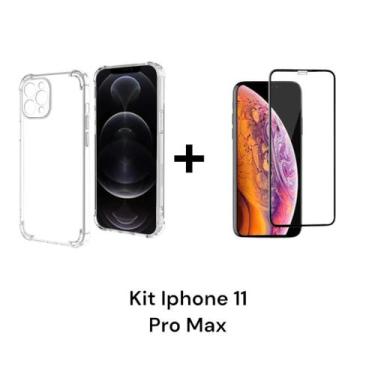 Imagem de Capa Anti Impacto + Película 3D De Vidro Para Iphone 11 / 11PRO / 11PR