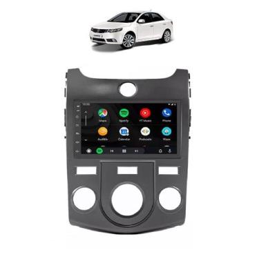 Imagem de Kit Multimídia Cerato 2009 / 2013 Ar Analogico Android 7 Pol Carplay 2