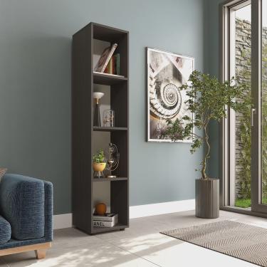 Imagem de Estante para Livros Modular 4 Nichos 141cmx30cm Marselha