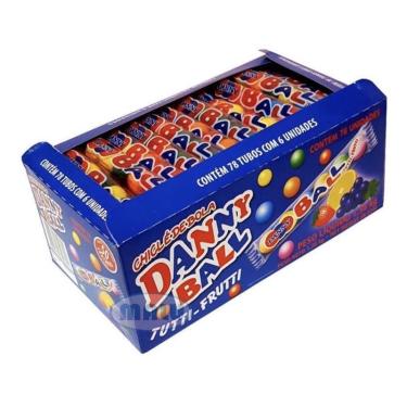 Imagem de Chiclete Danny Balls Caixa C/78unid. - 1,38Kg