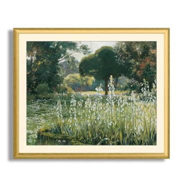 Imagem de Art Shoppe Arte de parede com impressão emoldurada, decoração de parede vintage para sala de estar, quarto, escritório, imagem de alta resolução em papel de arte premium, moldura de 0,9 cm com frente