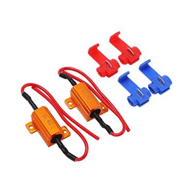 Imagem de 25W 25Ω Decodificador de Resistência do LED Anti Corrupção Resistor de Carga Durável, Instalação Compacta e Fácil, para a Conversão de LED Luz do Sinal de Giro do Veículo