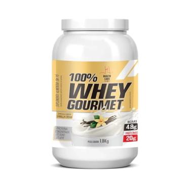 Imagem de 100% Whey Gourmet 1.8kg Vanilla Cream - Health Labs