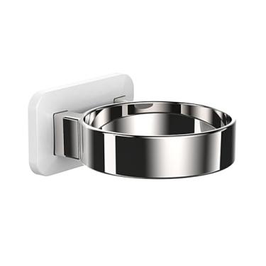 Imagem de Suporte de parede para secador de cabelo, alisador de cabelo, prateleira de armazenamento para banheiro, prateleira de plástico autoadesiva, A1,01