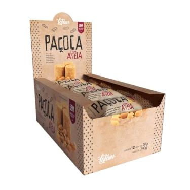 Imagem de Latam Fit Paçoca com Aveia Zero Açúcar, 12 Unidades de 20g, Sem Adição de Açúcares, Contém Amendoim