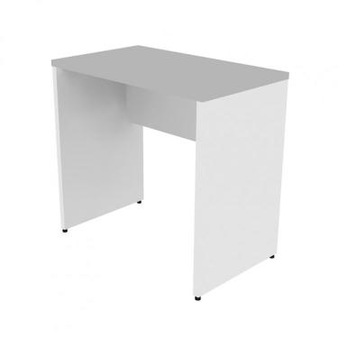 Imagem de Mesa Reta Corp 25mm 80 Cm 47 Cm Bramov Móveis Branco/cinza Cristal