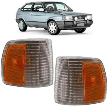 Imagem de Par de Lanterna Dianteira Gol Quadrado 91/94 Modelo Cibié  - JCV