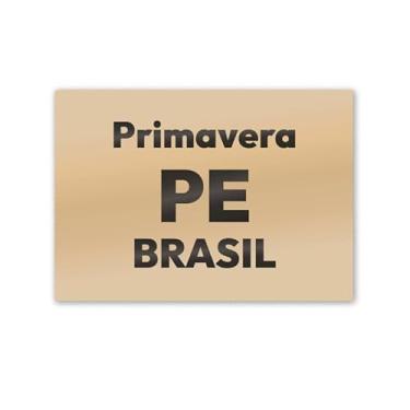 Imagem de Imã de Geladeira Primavera Pernambuco MDF 8x5 para Cidade