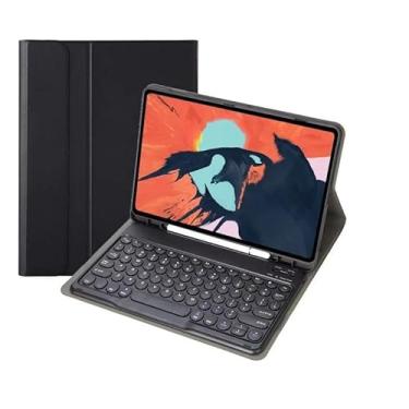 Imagem de Capa para Tablet + Teclado com Tampa Redonda iPad 10ª Geração/iPad 11ª Geração 10.9 Polegadas