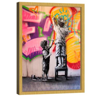 Imagem de Quadro Decorativo Chora Agora, Ri depois