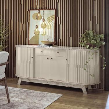 Imagem de Buffet 4 Portas 2 Gavetas Mônaco