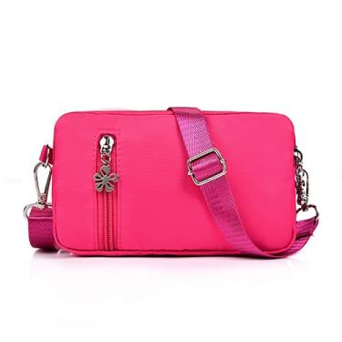 Imagem de Kimwing Bolsa transversal para celular Samsung A50 A20 A21 A32 A52 / S21 S20 Ultra/Note 20 Ultra / S20 FE/Moto G Power Stylus/LG Stylo 5 / OnePlus Nord 10 5G, carteira feminina rosa