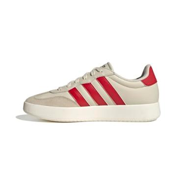 Imagem de adidas Tênis masculino Barreda, Alumina/Better Scarlet/Wonder Bege, 39
