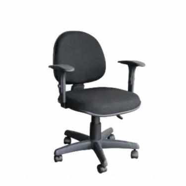 Imagem de Cadeira de Escritório Giratória Executiva com Braços Reguláveis