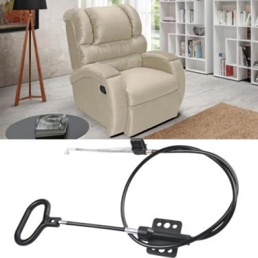 Imagem de Puxador Central Cabo Sofá Reclinável Resistente - Ralph Couch