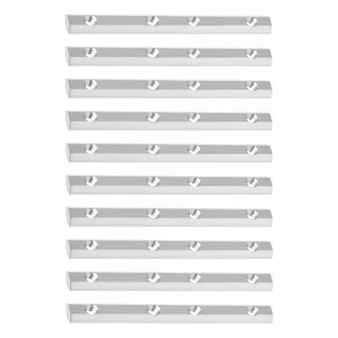 Imagem de SING F LTD Conectores internos retos da série M5 2020, 10 peças, conector de ranhura em T de alumínio para construir estruturas industriais de estrutura de alumínio