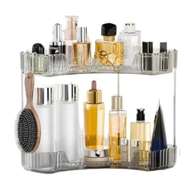 Imagem de Organizador Acrílico Para Cosméticos 2 Prateleiras Multiuso,Apropriado para cosméticos, joia e todos os tipos do armazenamento dos artigos.porta maquiagem