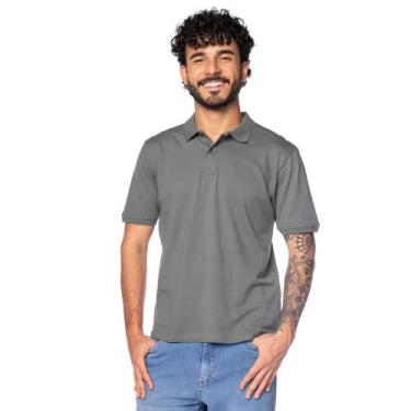 Imagem de Camisa Polo Masculina Balboa Básica Verde Militar, Verde, G