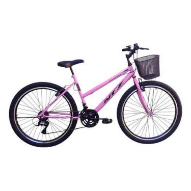 Imagem de Bicicleta Ntz Aro26 Aero Mtb Feminina 18 Velocidades V-brake, Rosa