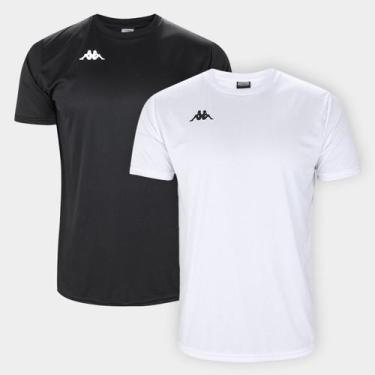 Imagem de Kit Camisa Kappa Fardamento Modena Com 2 Peças Masculina, Preto, G