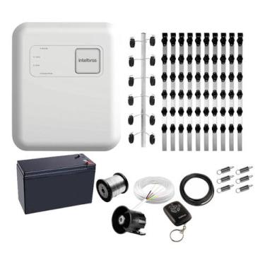 Imagem de Kit Cerca Elétrica Completo com Central de Choque para 80 Metros - Has