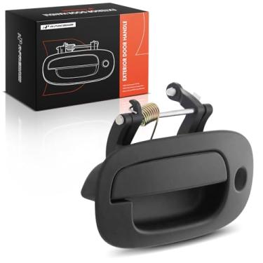 Imagem de A-Premium Maçaneta externa dianteira esquerda do lado do motorista com fechadura compatível com Dodge Dakota 1997 1998 1999, preto liso