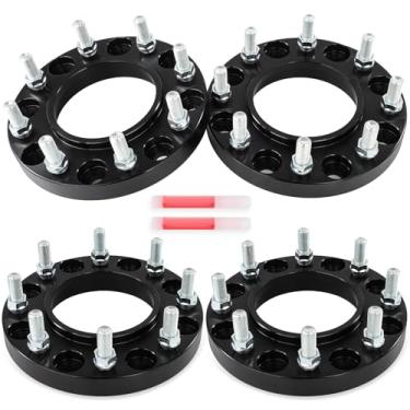 Imagem de ECCPP Espaçadores de roda Hubcentric de 1 polegada 8 x 180 a 8 x 180 espaçadores de roda aptos para Chevrolet Silverado 2500 para GMC Sierra 2500 HD com 14 x 1,5 124,1 mm 4 peças