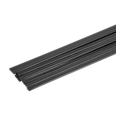 Imagem de HARFINGTON 1 conjunto (10 peças) hastes de solda de plástico 101,6 cm tiras de solda PP hastes de soldagem para para-choques de carro, caiaque, reparo diário, para-choques de plástico, preto