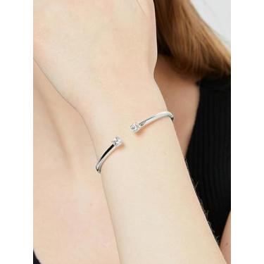 Imagem de Pulseiras minimalistas femininas de zircão cúbico delicadas bijuterias de fantasia para uso diário, presentes de Natal para mulheres