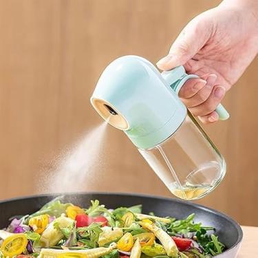 Imagem de Pulverizador de óleo para cozinhar, pulverizador de azeite de oliva de 180 ml, pulverizador de óleo para fritadeira a ar, salada, churrasco, assar