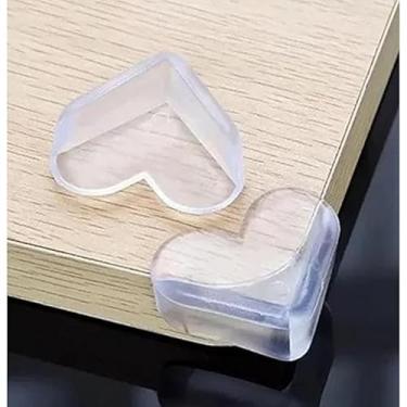 Imagem de Protetores De Quina Para MóVeis | Cantoneira De ProteçãO Para Cantos De Mesa, ArmáRios E Estantes(coração)