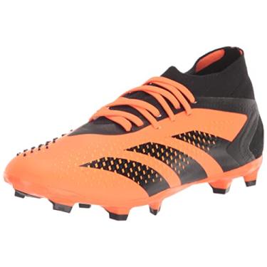 Imagem de adidas Tênis unissex Precisão, 2 firme, Team Solar Laranja/Preto/Preto, 11.5 Women/10.5 Men