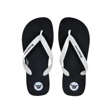 Imagem de Chinelo Hang Loose Logo Flip Flop Masculino Original (Preto e Branco, BR, Adulto, Numérico, 38)