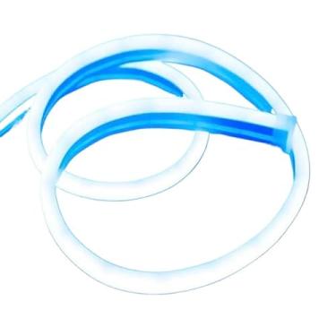 Imagem de Fita de LED Mangueira Neon 5 Metros IP65 Flexível Com ou Sem Fonte(Azul,Sem Fonte)