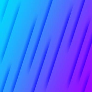 Imagem de Quadro Decorativo Abstrato Neon com Listras Gradiente - Arte Moderna para Decoração de Ambientes 40x40cm