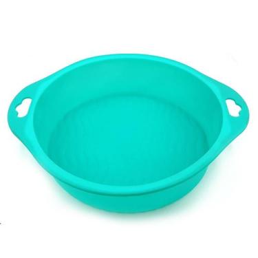 Imagem de Forma De Silicone Multiuso Tortas Bolos Mousse - Art House, Verde-Clar