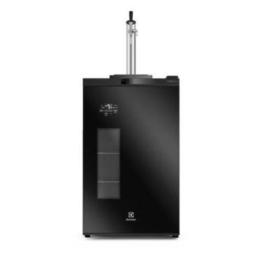 Imagem de Cervejeira Home Bar Electrolux Frost Free 100L com Torre de Chopp e Porta de Vidro Preta (EB10C)