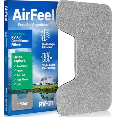 Imagem de Filtro CA Premium RV – Filtros de substituição RV de três estágios compatíveis com Furrion Chill ar condicionado FACT11CA-PS - Filtros CA de 23 x 35 cm para trailer, motorhome, trailer de viagem