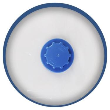 Imagem de Saco Organizador a Vácuo, Branco, 60x80cm, Proteção Contra Umidade e Poeira, Redução de Volume 80%, com Zíper Hermético e Válvula