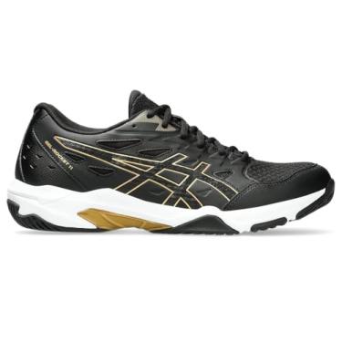 Imagem de Tênis ASICS Gel-Rocket 11 - Masculino - Preto/Dourado - tam: 42