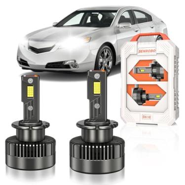 Imagem de SENROBO Adequado para Acura 2004-2014 TL TSX 2006-2011 CSX 2001-2003 CL Low Beam D2S/D2R lâmpadas xenon apenas, projetor 35W HID substituição de luz, 30000LM 600% mais brilhante 6000K D2SC1 luz